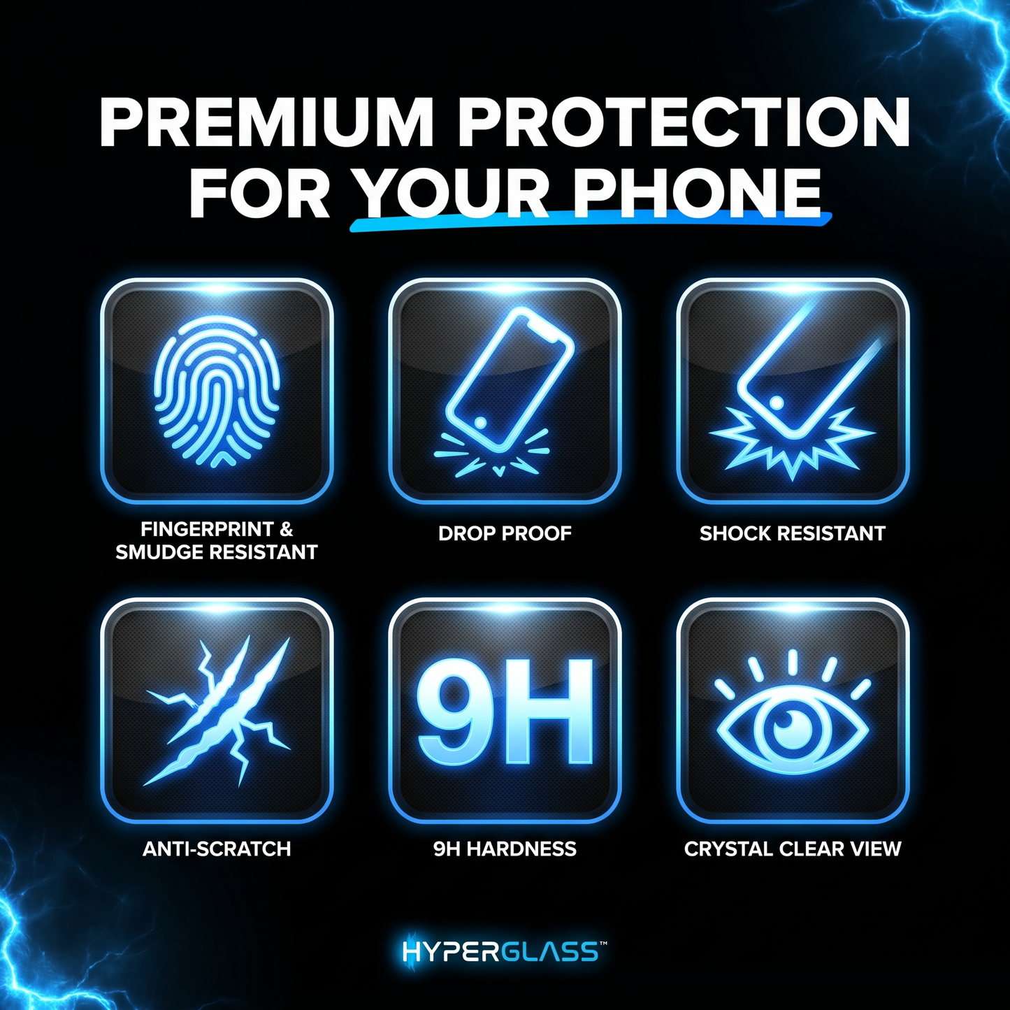 HyperGlass™ – Blue Light Screen Protector