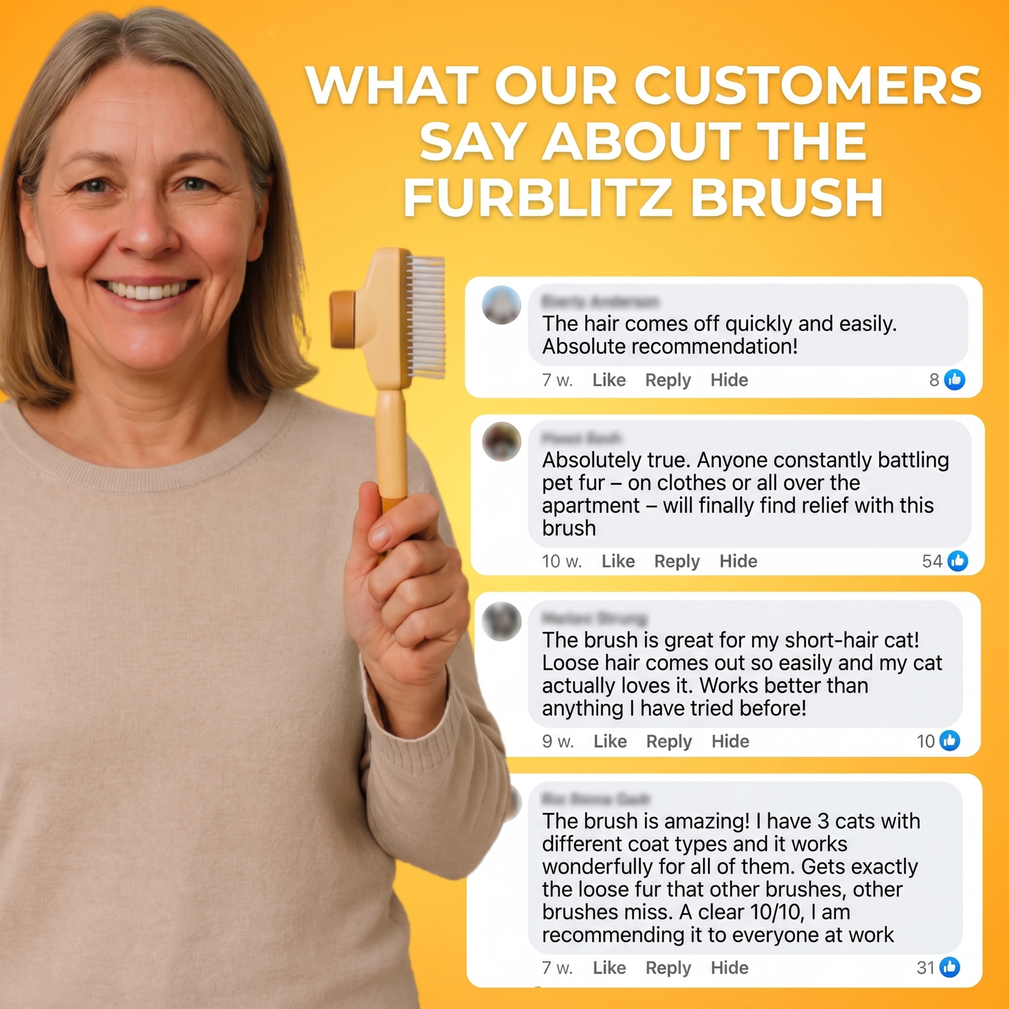FurBlitz™ Cat Brush