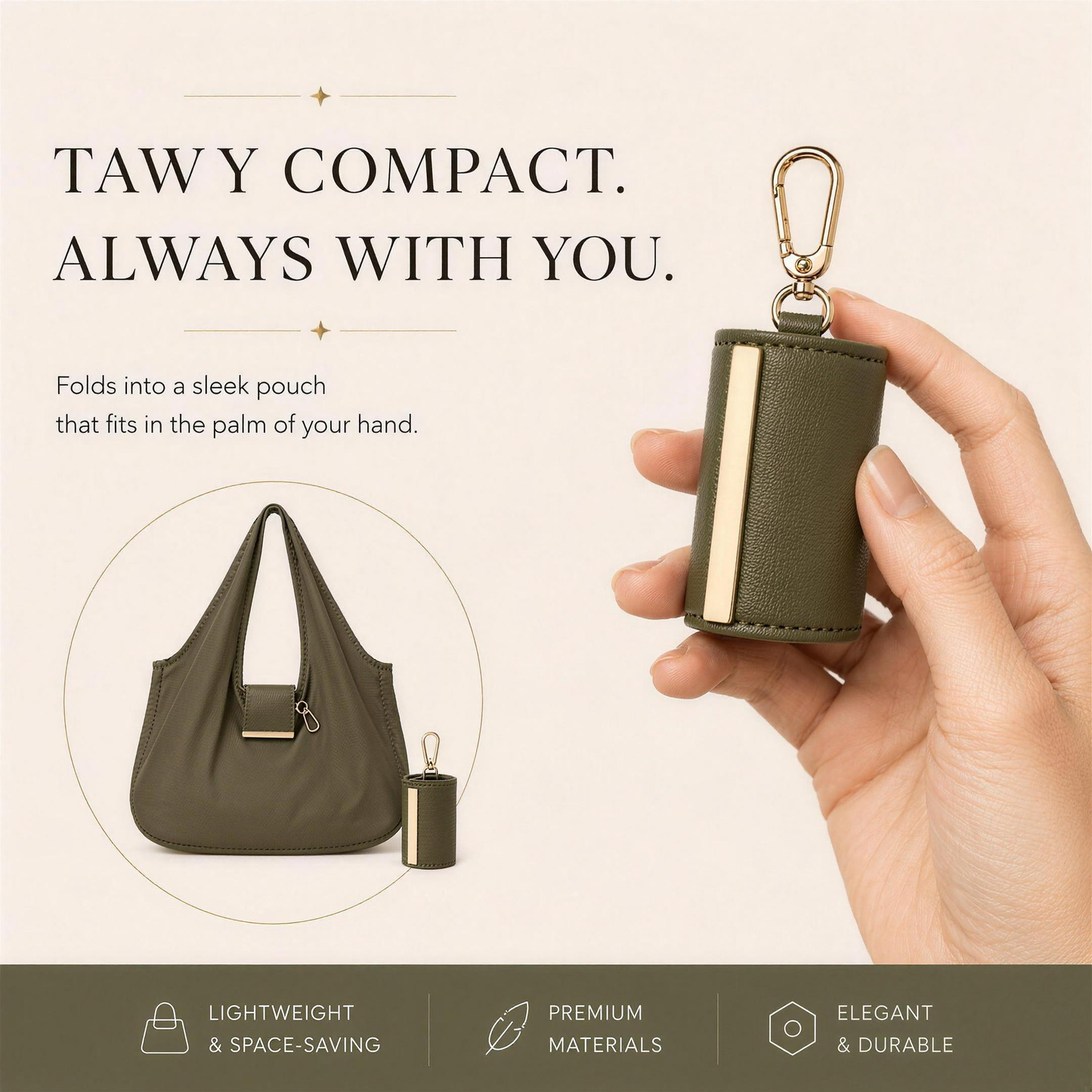 TAWY Keychain Tote – The Bag You Can't Forget